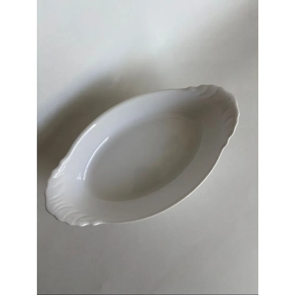 Revol France La Porcelain France 4 White Au Gratin Dishes